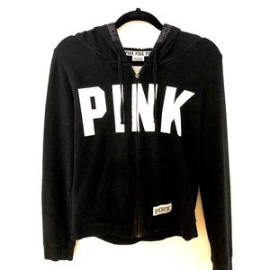 Cute Back PINK Logo Jacket❤️